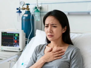 胸腔结核患者心口发慌发紧跟缺氧有关吗，该如何缓解？