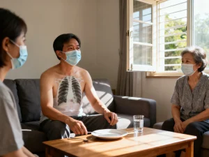 胸腔结核痰涂片阴性就没有传染性了吗，胸腔结核患者如何避免传染家人？