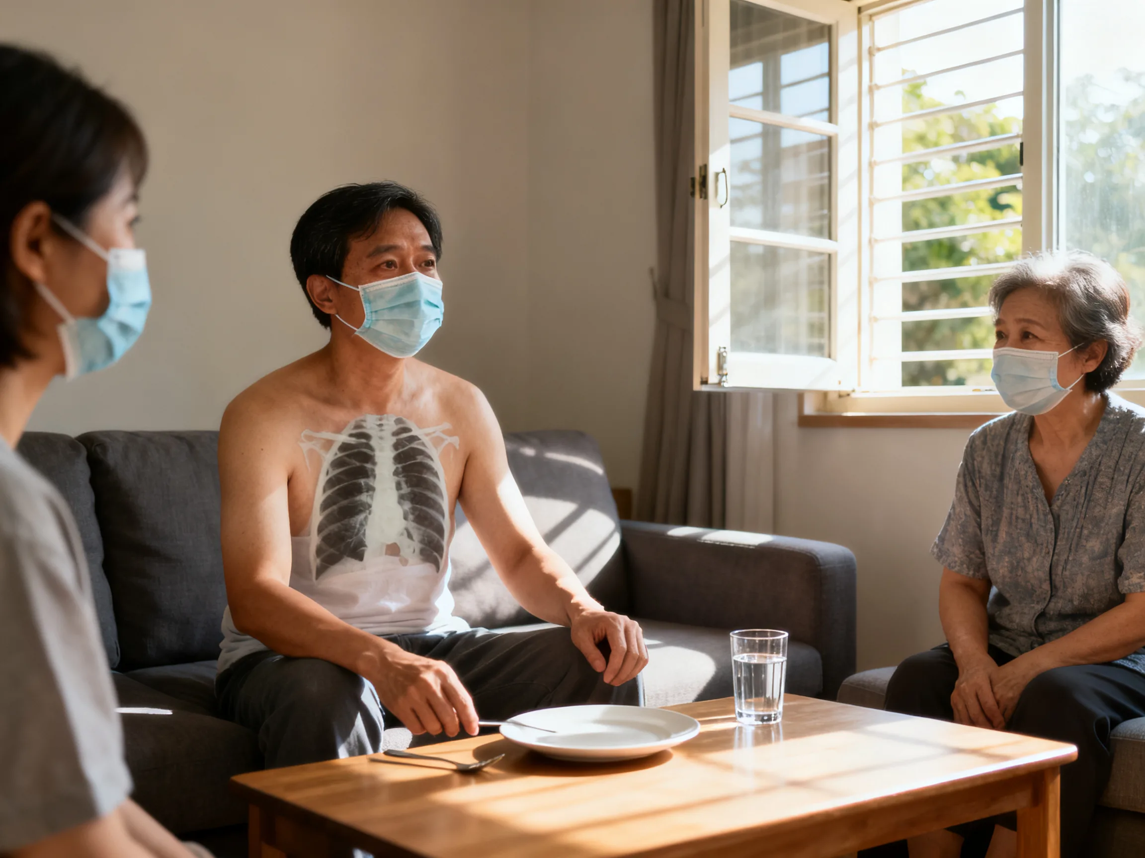 胸腔结核痰涂片阴性就没有传染性了吗，胸腔结核患者如何避免传染家人？